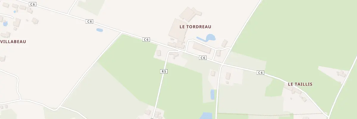 Plan du 5310 Le Tordreau à Brains