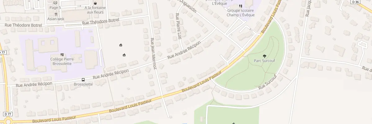 Plan du 50 Rue Andrée Recipon à Bruz