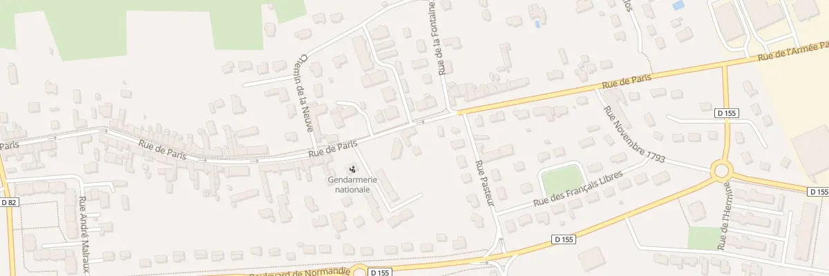 Plan du 88 Rue de Paris à Dol-de-Bretagne
