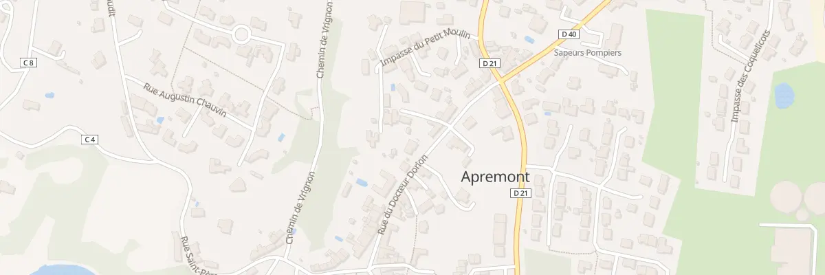 Plan du 12 Rue du docteur dorion à Apremont