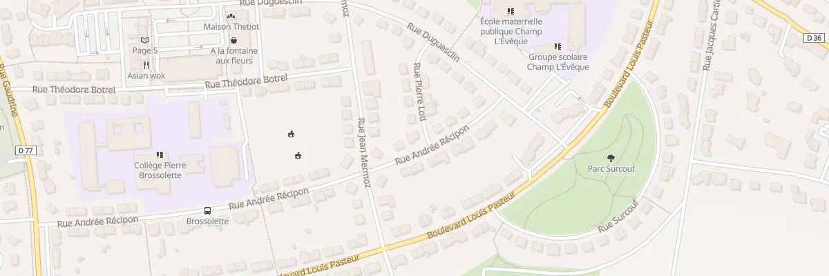 Plan du 31 Rue Andrée Recipon à Bruz