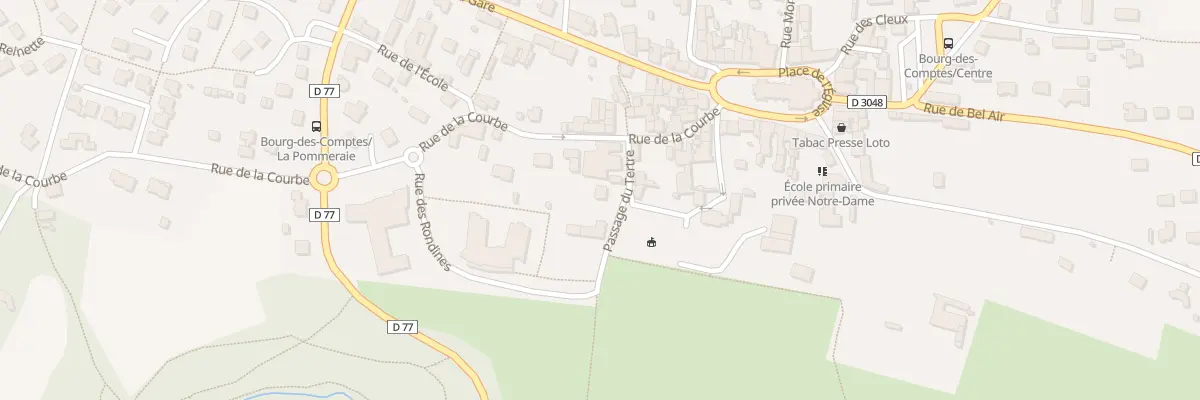 Plan du 4 Pas du Tertre à Bourg-des-Comptes