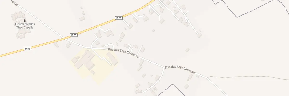 Plan du 245 Rue des Sept Carrières à Sotteville