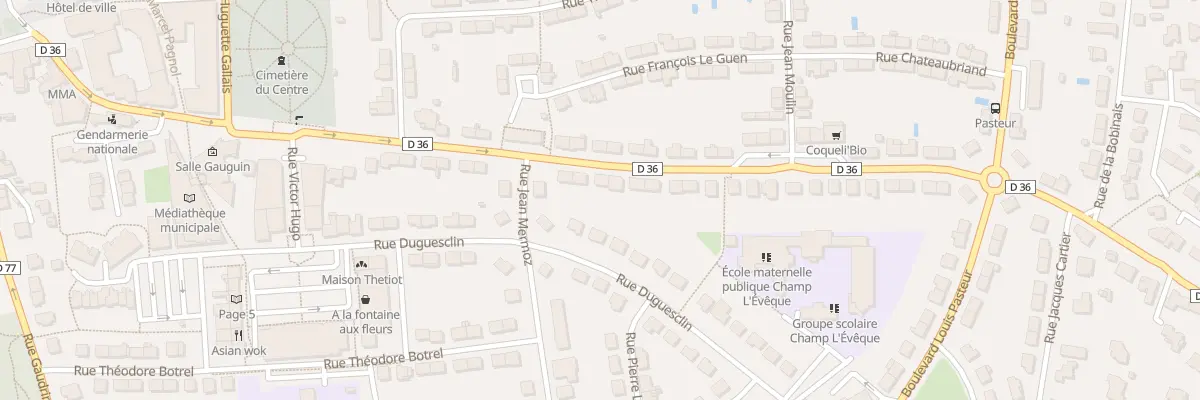 Plan du 40 Av du Général de Gaulle à Bruz