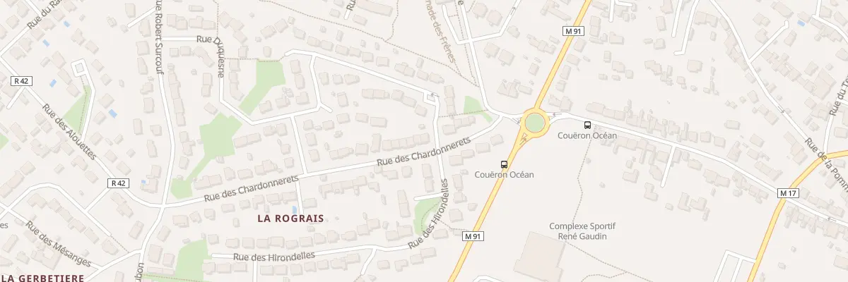 Plan du 6 Rue des Chardonnerets à Couëron