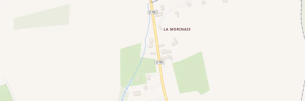 Plan du 2 La Morinais à Baguer-Morvan