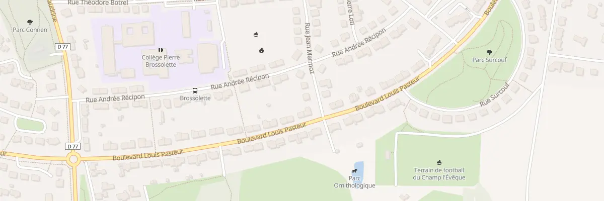 Plan du 16 Rue Jean Mermoz à Bruz