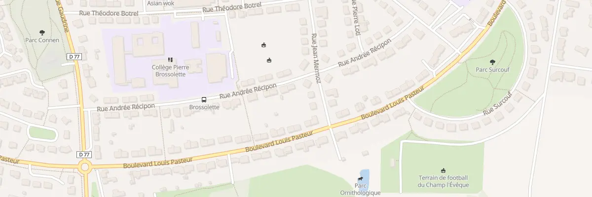 Plan du 40 Rue Andrée Recipon à Bruz