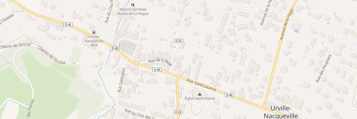 Plan du 32 Rue Gambetta Urville-Nacq à La Hague