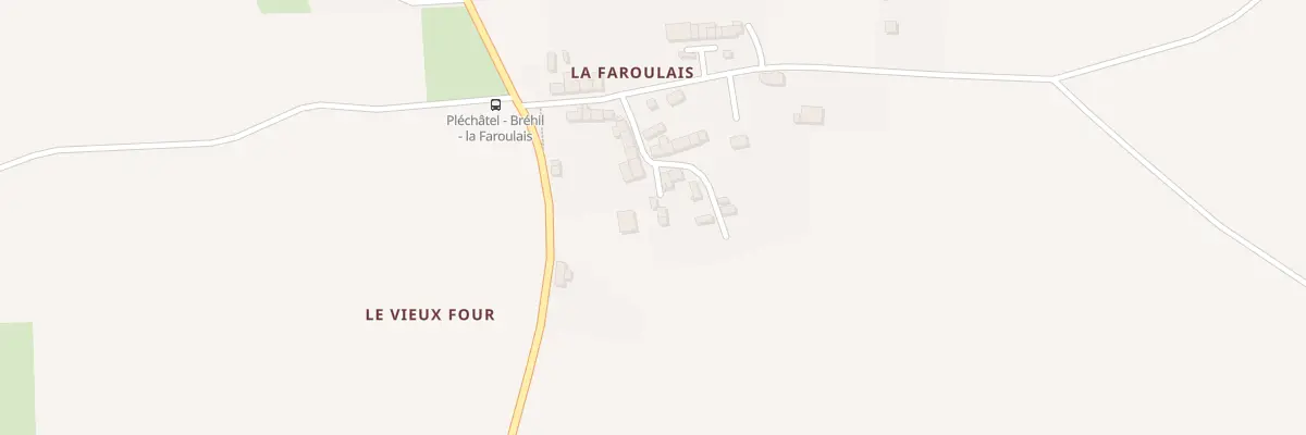 Plan du 20 La Faroulais à Pléchâtel