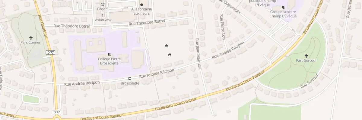Plan du 23 Rue Andrée Recipon à Bruz
