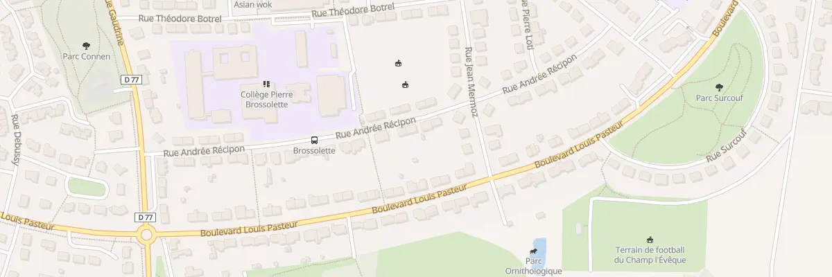 Plan du 36 Rue Andrée Recipon à Bruz