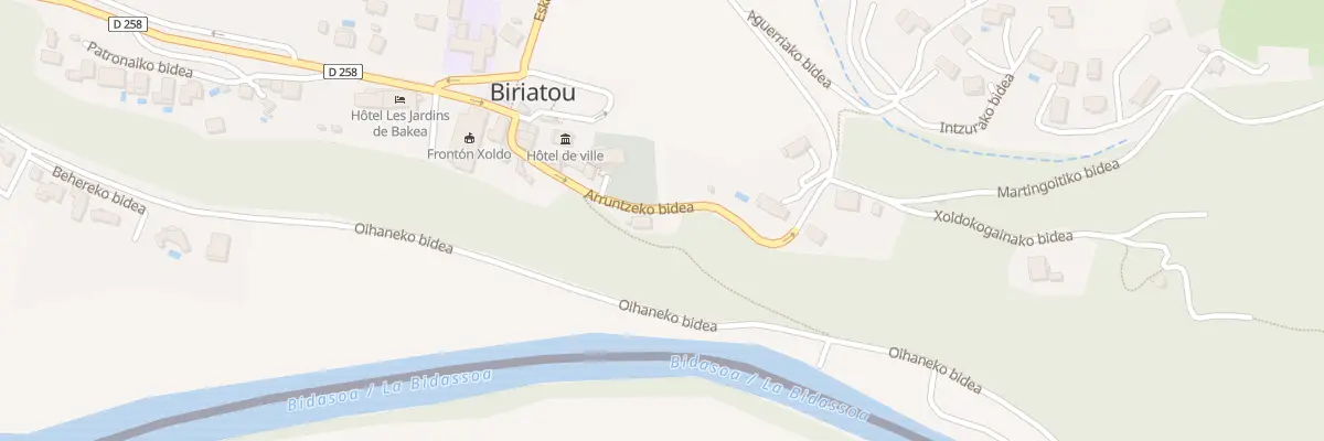Plan du 140 Che d’Aruntz à Biriatou