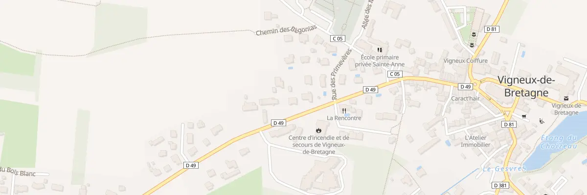 Plan du 12 Rue Saint Michel à Vigneux-de-Bretagne