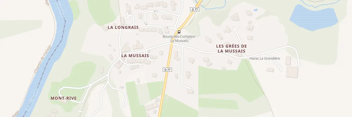 Plan du 6013 La Mussais à Bourg-des-Comptes