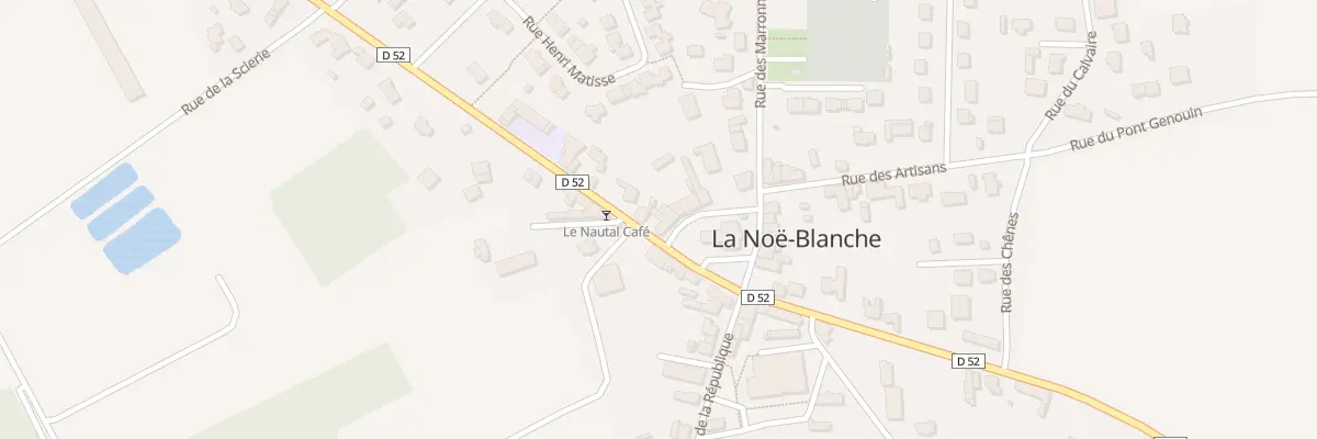 Plan du 9 Pl de l’Eglise à La Noë-Blanche