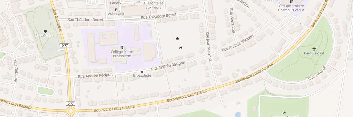 Plan du 17 Rue Andrée Recipon à Bruz