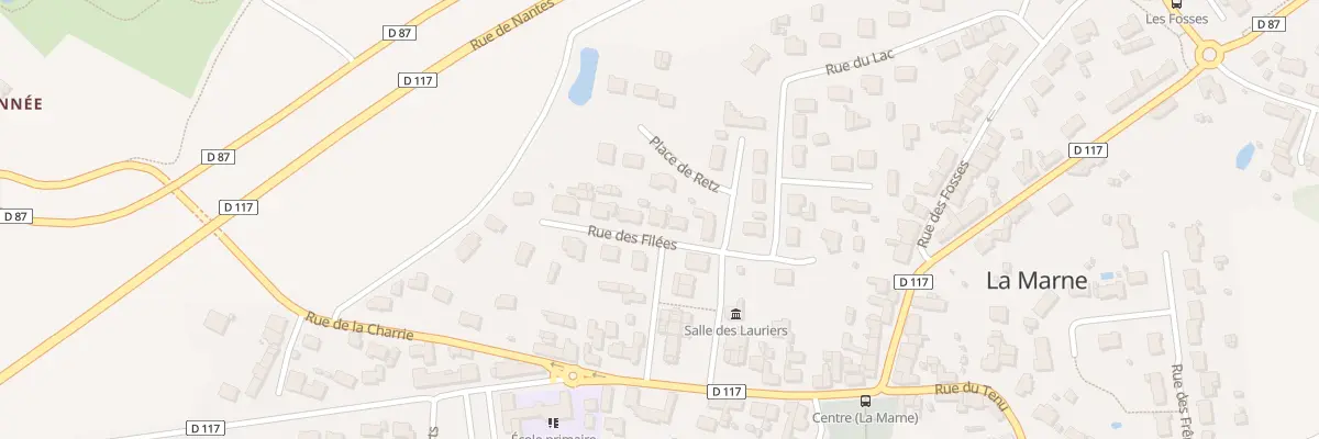 Plan du 2T Rue des Filées à La Marne