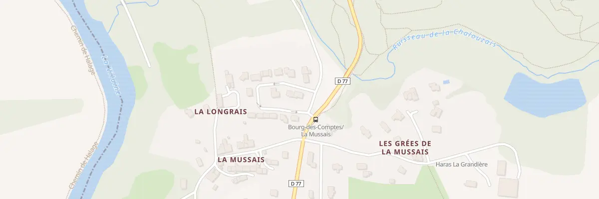 Plan du 1 Rue du Frolan à Bourg-des-Comptes