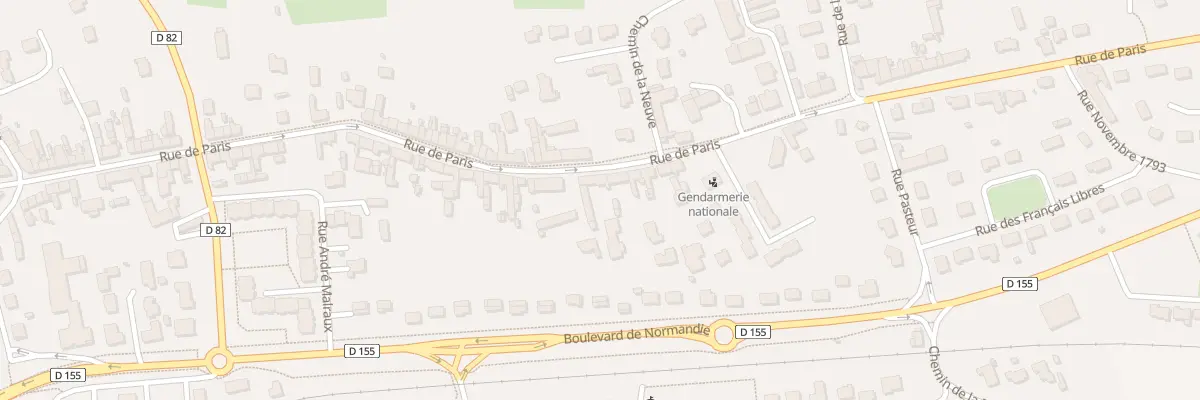 Plan du 76 Rue de Paris à Dol-de-Bretagne