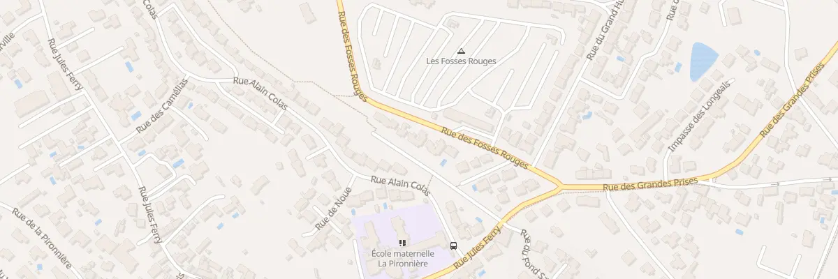 Plan du 31 Rue des Fosses rouges aux Sables-d’Olonne