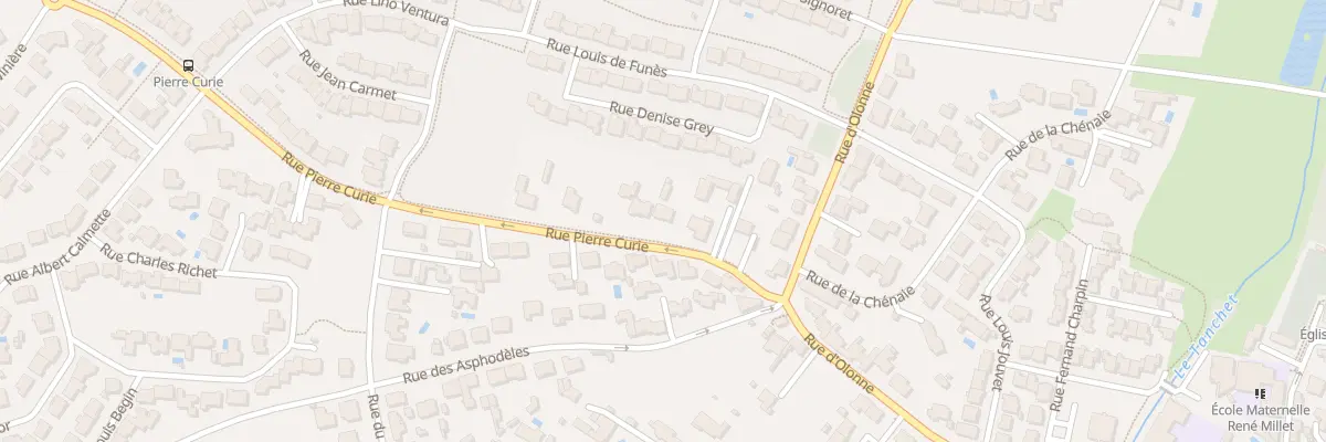 Plan du 8 Rue Pierre Curie aux Sables-d’Olonne