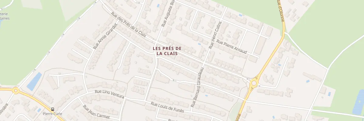 Plan du 35 Rue des Prés de la Clais aux Sables-d’Olonne