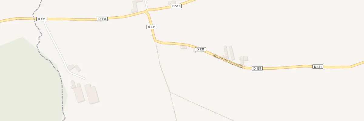 Plan du 2199 Rte de Senoville Le Vretot à Bricquebec-en-Cotentin