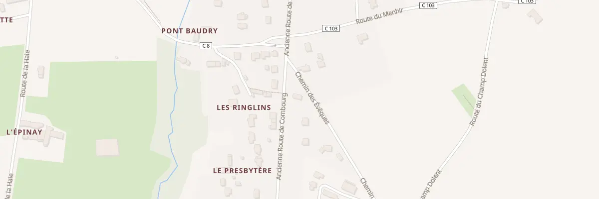 Plan du 92 Che des Evêques à Dol-de-Bretagne