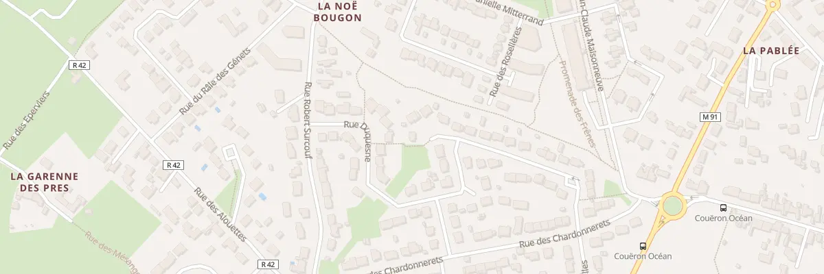 Plan du 7 Rue Duguay Trouin à Couëron