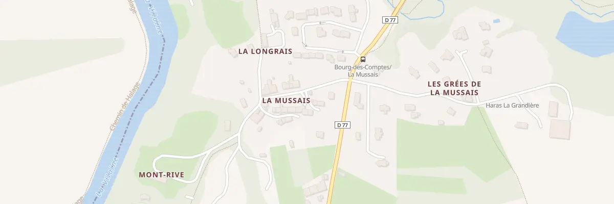 Plan du 5355 La Mussais à Bourg-des-Comptes
