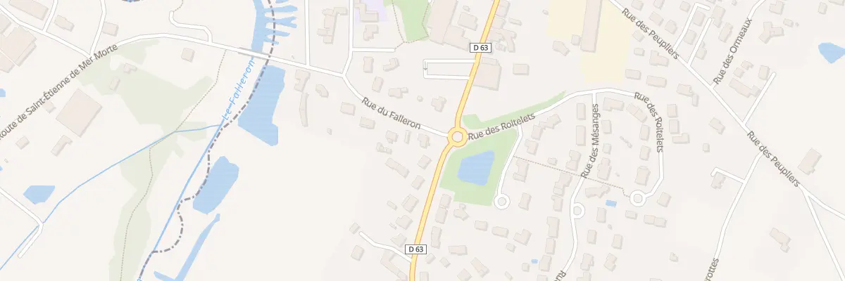 Plan du 2 Rue du Falleron à Saint-Étienne-de-Mer-Morte