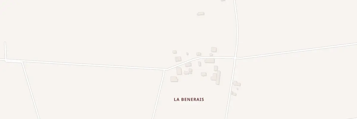 Plan du 8 La Benerais à La Noë-Blanche