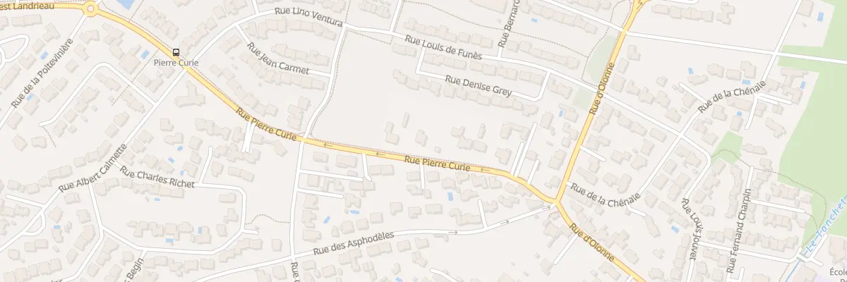 Plan du 14 Rue Pierre Curie aux Sables-d’Olonne