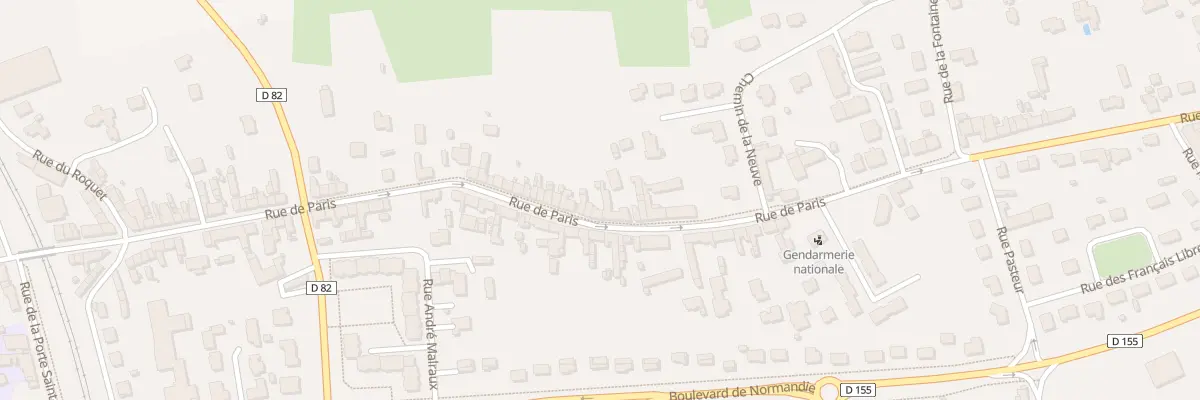 Plan du 67 Rue de Paris à Dol-de-Bretagne