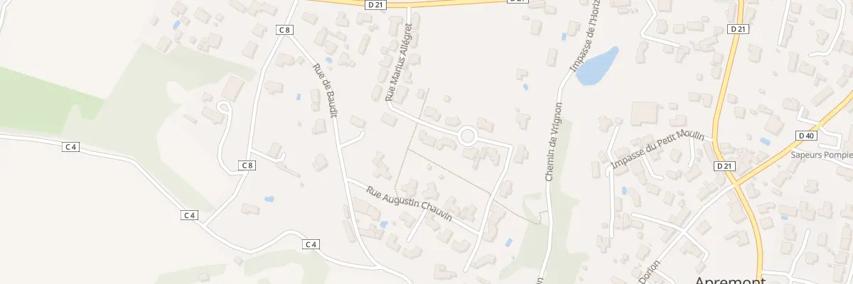 Plan du 1 Rue alexandre riant à Apremont