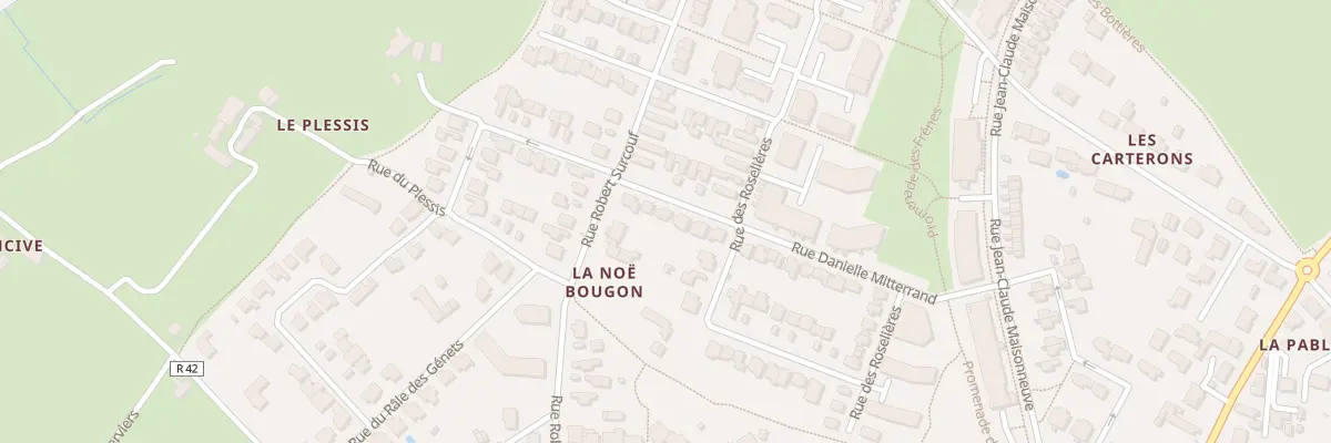 Plan du 23 Rue Danielle Mitterrand à Couëron