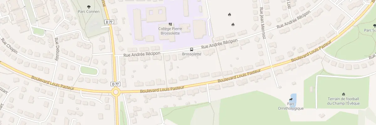 Plan du 20 Rue Andrée Recipon à Bruz