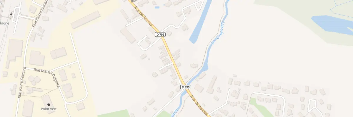 Plan du 39 Rue de Rennes à Dol-de-Bretagne