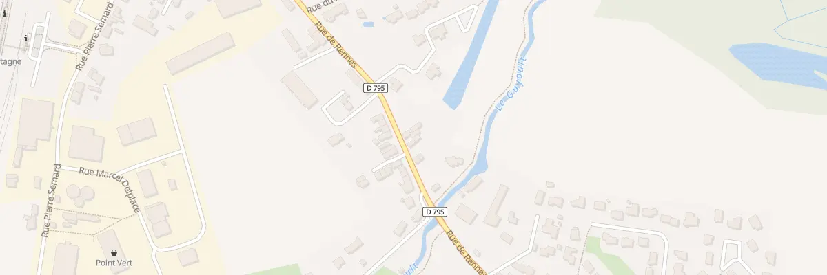 Plan du 35 Rue de Rennes à Dol-de-Bretagne