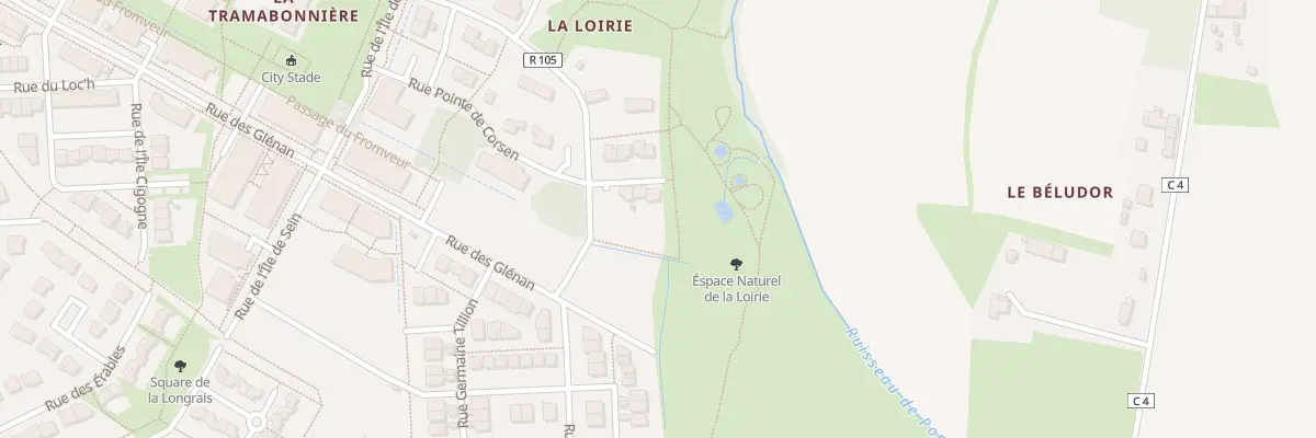 Plan du 6 All du Ponant à Vezin-le-Coquet