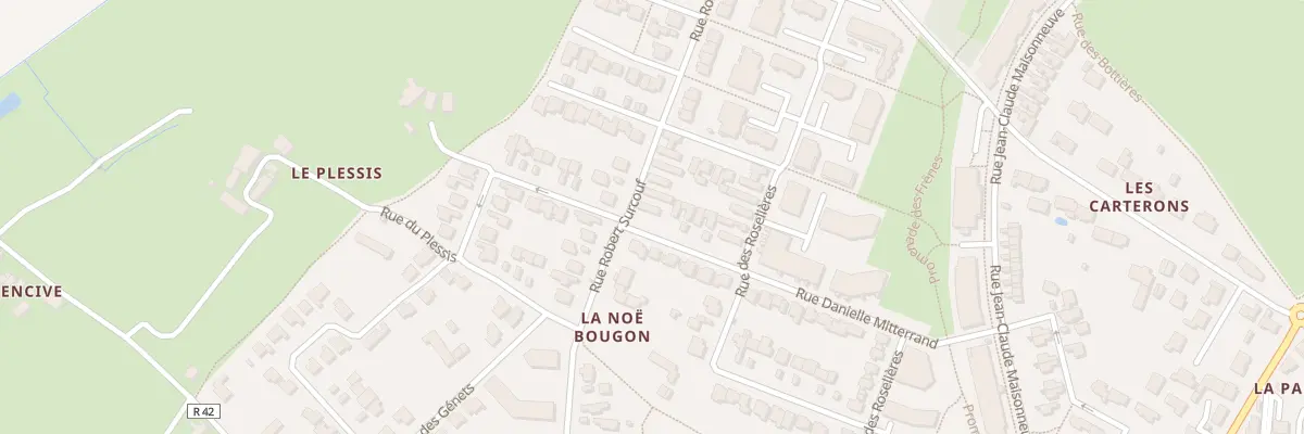Plan du 30 Rue Robert Surcouf à Couëron