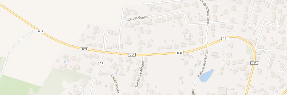Plan du 22 Rte de Challans à Apremont