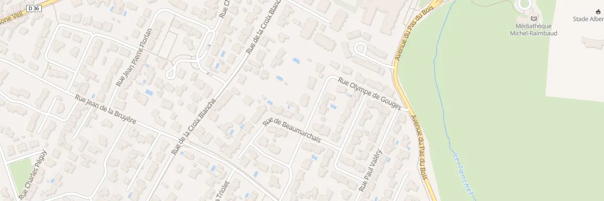 Plan du 11 Rue Georges Bernanos aux Sables-d’Olonne