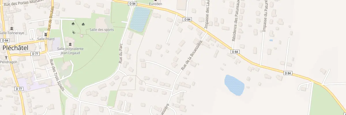 Plan du 14 Rue de la Bouessière à Pléchâtel
