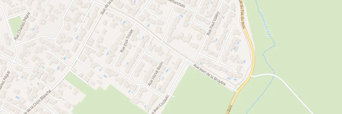 Plan du 21 Rue Hervé Bazin aux Sables-d’Olonne