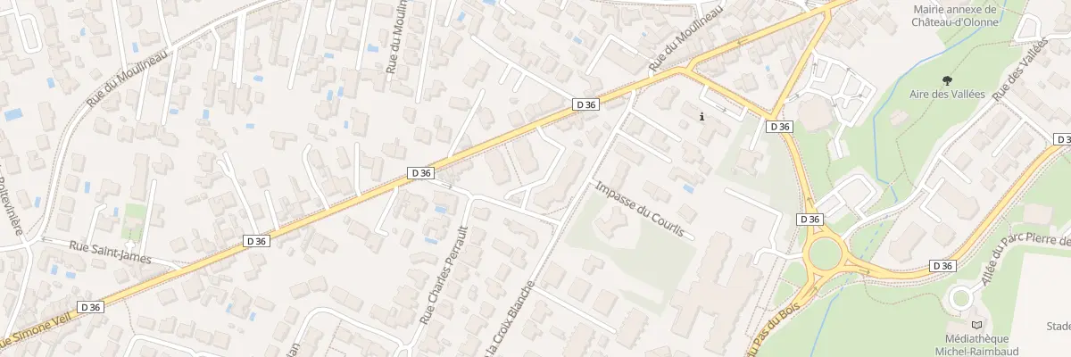 Plan du 13 Rue Simone Veil aux Sables-d’Olonne