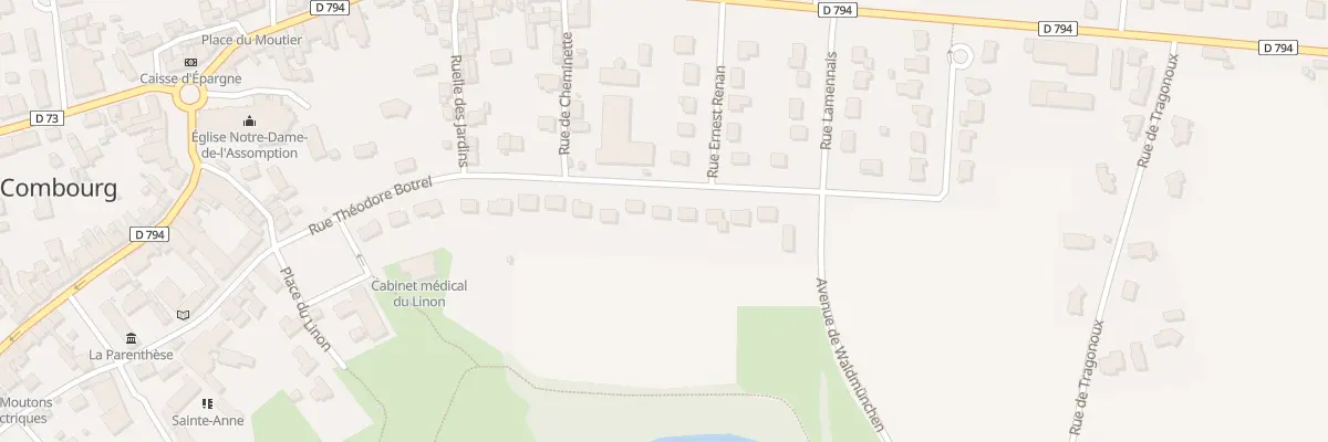 Plan du 22 Rue Theodore Botrel à Combourg