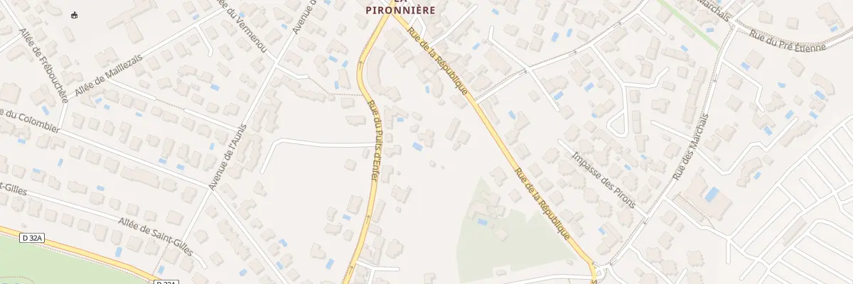 Plan du 96 Rue de la Republique - Chateau aux Sables-d’Olonne