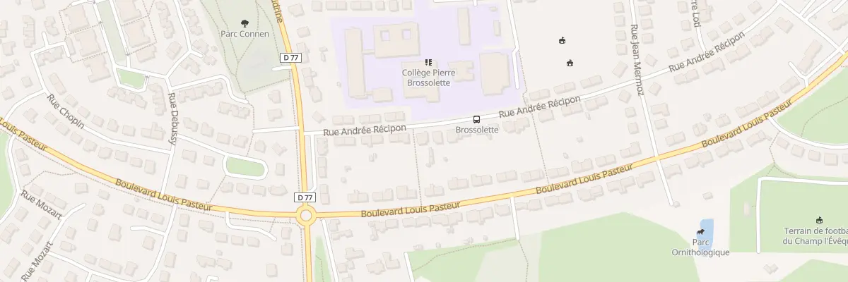 Plan du 14 Rue Andrée Recipon à Bruz